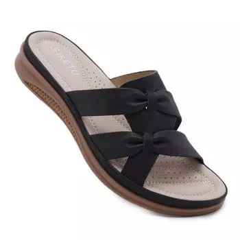 Fashion 2024 New Womens Summer Slippers Light Weight Girls Casual Peep Toe Shoes Outdoor 2024 Wedge Platform Flip Flop Beach Slides 36 абрикосовый