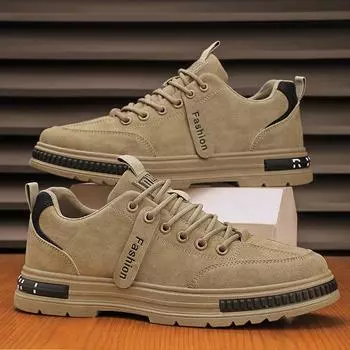 Fashion 2024 Spring New Men‘s Casual Sneakers Fashion Breathable All-match Soft Sole Sports Shoes Comfortable Wear-resistant Flat Shoes 39