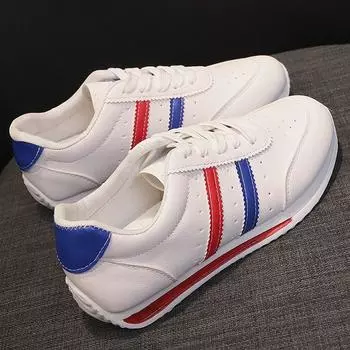 Fashion 2024 White Women s Sneakers New Comfortable Lace-up Platform Women s Sports Shoes Casual Outdoor Walking Running Sneakers Women 5 жёлтый