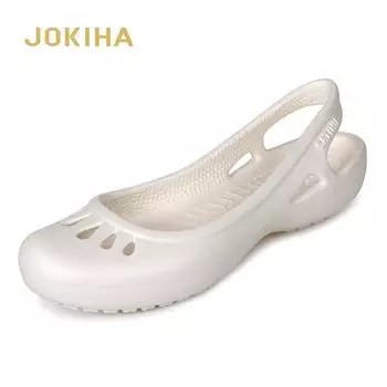 Fashion 2024 Women s fashion Clog Shoes Sandals Sweet Cute Jelly Shoes Women Casual Sandals Garden Lady Beach Plastic Shoes W5-9 5 розовый