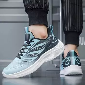 fashion Autumn New Sneakers for Men Thick Sole Lightweight Running Shoes Outdoor Mesh Breathable Casual Hiking Shoes in Large Size 2024 39