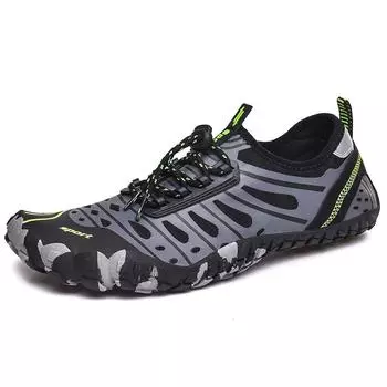 Fashion Barefoot Shoes Men Walking Fivefinger Men Summer Water Woman Swimming Outdoor Non-slip Durable Trekking Shoes Wading Sneakers 36 синий