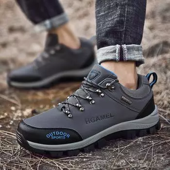 Fashion Breathable Men Trainers Comfortable Walking Casual Men Shoes 40 чёрный