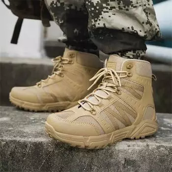 Fashion Calf Leather All Terrain High Top Shoes Luxury Shoes Man High Quality Khaki Boots Sneakers Sports Different Hypebeast Best 39