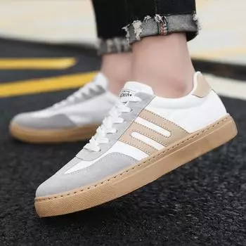 Fashion Classic Stitching Korean Version of The White Shoes Men s Trend All-match Men s Trendy Shoes Casual Sneakers Tenis Masculino 39