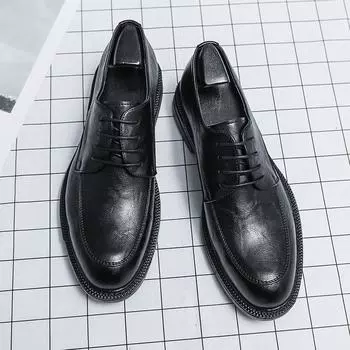 Fashion Designer Office Mens Formal Gentleman Wedding Oxfords Dress Luxury Derby Business Italian Casual Leather Shoes for Man Loafers 6