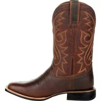 Fashion Embroidery Western Boots Pointed-toe Mid-calf Male Boots New Slip on Men Riding Boots Zapatos Hombre 38 чёрный