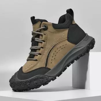 Fashion Handmade Motorcycle Boots Genuine Leather Men Lace-Up Walking Boots Fashion Men Casual Low Top Shoes All-match Men Basic Shoe 36