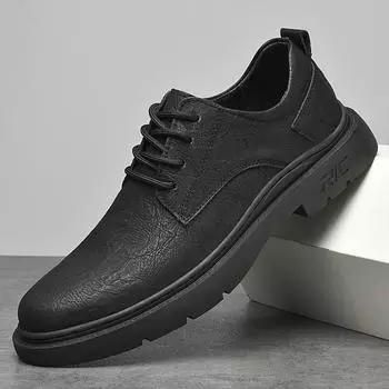 Fashion High Quality Men s Oxford Shoes Winter Warm Fur Male Business Shoes British Style Driving Footwear Genuine Leather Casual Shoes 37