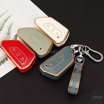 Fashion Key Cover 10 Options Available Anti-shock And Anti-fall Long Used As New Unobstructed Signal No Blocking Signal Key Case