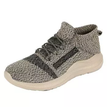 Fashion light flat breathable mesh surface large size spring and autumn leisure sports loafer men s shoes walking fitness shoes 36