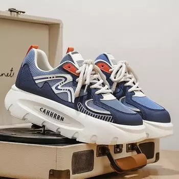 Fashion light luxury platform dad shoes new men s shoes casual sports shoes men s teenagers comfortable trendy shoes spot 39