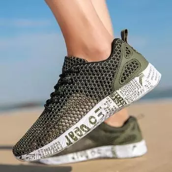 Fashion Men Aqua Shoes Breathable Trekking Wading Beach Quick Drying Water Shoes Outdoor Fishing Wading Shoes Water Sneakers Men Lace Up 39 серый