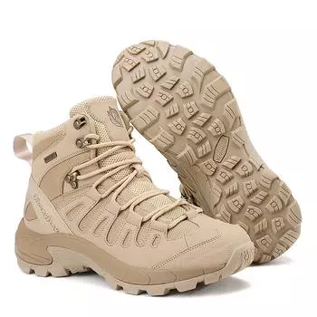 Fashion Men Boots 2024 New Boots Outdoor Waterproof Casual Sneakers Working Men Ankle Boots Hiking Safety Shoes Mens Athletic 40