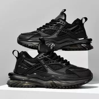 Fashion men s original design of high quality casual platform elevating shoes walking comfortable sports shoes 45