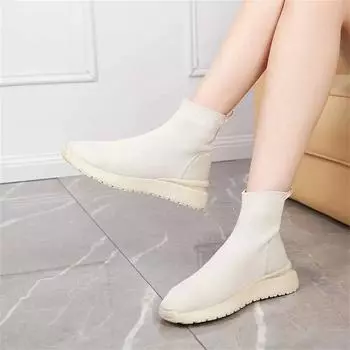 Fashion Net 38-39 White High Sneakers White Woman Sport Sneakers Shoes High White Boots Woman Athlete From China Special Offers 35