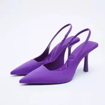 fashion New Autumn Women s Shoes Fashion Women s Pumps Pointed Toe High Heels Shallow Woman Sandals Shoes Female Zapatos Mujer 35 чёрный