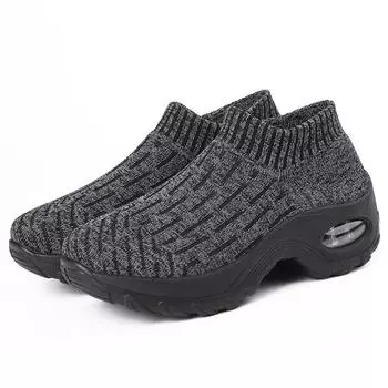 Fashion New women s casual sports shoes Fashion super light thick sole sports shoes mesh breathable comfortable mountain shoes for women 35