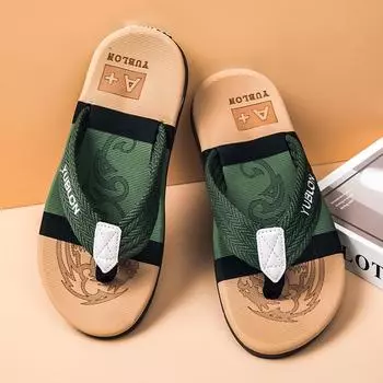 Fashion PARZIVAL Men s Flip-flops 2024 Summer High Quality Beach Flip Flops Men Fashion Breathable Casual Beach Men Slippers Outdoor 39