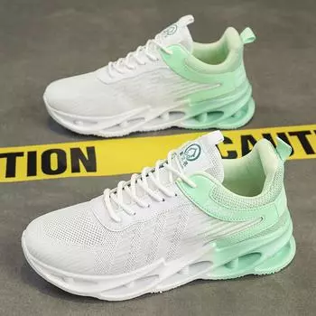 Fashion PARZIVAL New Men Sneakers Spring Summer Breathable Running Tennis Shoes Cushioned Sole Outdoor Sports Men Shoes Tenis Masculino 39