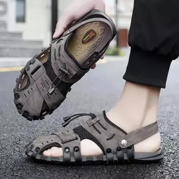 Fashion Rubber Flat Men s Sandal Open Toe Plastic 2024 Styles Adult New Arrival Outdoor Male Shoe Summer Low Price Cheap Liquidation 39 38