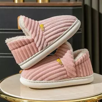 fashion Shevalues Winter Plush Fur Slippers For Women Men Indoor Fluffy Warm Fuzzy Home Slipper Outdoor Fashion Fuzzy Soft Furry Slipper 36-37(fit35-36)