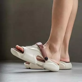 Fashion Shoes for Men Height Summer 2024 Eva With Platform Man Sandals Expensives Comfortable Color Descount High Quality Open Toe V 39 36-37