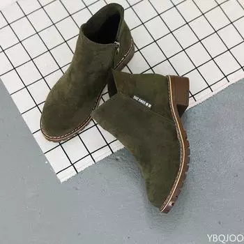 fashion Shoes Women Fashion Thick Sole Ankle Boots Comfortable Plus Size Snow Boots for Women Female Platform Boots Botas De Mujer 2024 35 темно-коричневого