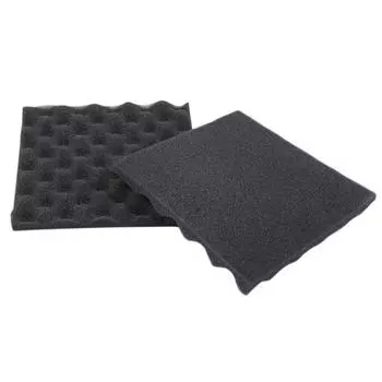 Fashion Sound Proof Cotton Absorbing Board Wave Sponge Material