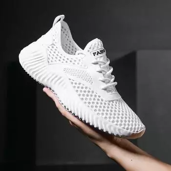 fashion Summer New White Men Sneakers High Quality Shoes For Men Mesh Breathable Tenis Masculino Zapatillas Hombre 36 черный белый