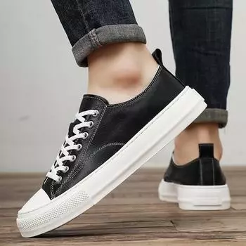Fashion Trendy men s leather board shoes High quality genuine leather minimalist style Driving office outdoor party Walking men s shoes 38 коричневый