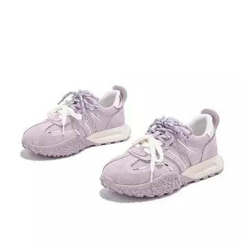 Fashion versatile platform German training shoes women s 2025 new comfortable and light feet small casual sports Forrest Gump shoes 35 фиолетовый
