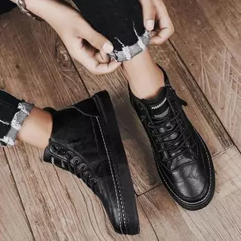 Fashion Warm With Fur Brown Boots for Men Winter Black Man Shoes Original Deals Sale Cheap Low Price Classic Casual Fashion High Quality 39