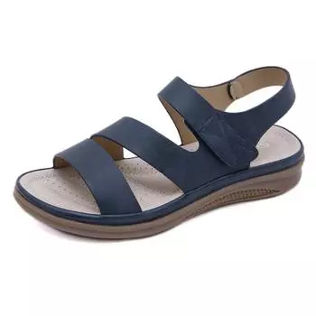 fashion Women Casual Sandals New Fashion Fish Mouth Female Wedge Heel Slip-on Light Comfortable Beach Shoes Zapatos De Mujer 2024 36 абрикосовый