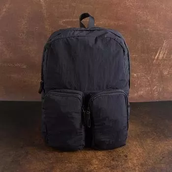 Fashionable Backpack Simple and Stylish College Student Schoolbag Casual Large Pocket Computer Backpack чёрный