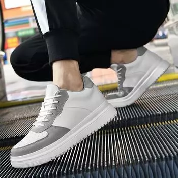 FashionAll-match Male Sneakers Youth Teenage Skateboard Shoe Fashion Tenis Masculino Luxury Trainers Genuine Leather Men s Casual Shoes 37