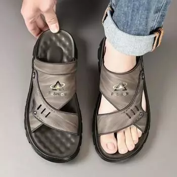 FashionMan Sandals Height Trend 2024 With Platform Shoes for Men Open Toe Barefoot Wholesale Buy New Summer Low Price V on Offer Styles 38