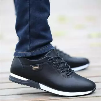 FashionMen Shoes Business Casual Shoes Male PU Leather Shoes 2024 Sneakers Men Fashion Loafers Walking Footwear 39