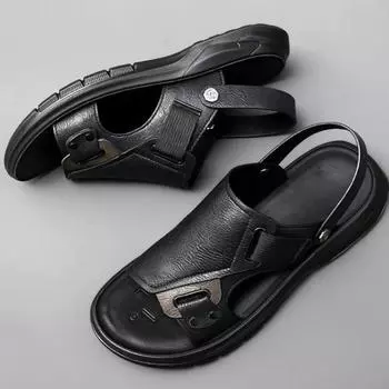 FashionOpen Toe Plastic Man Sandals Daily Use Shoes for Men Rubber New Design 2024 Clearance Sale Trend Outdoor Summer Luxury H Buy 39 38