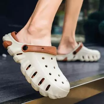FashionPvc Slides Eva Men s Shoe Platform Male Slipper Casual Adult Rubber High Quality Fashion Cheap Shoes Korean Style Comfortable 40