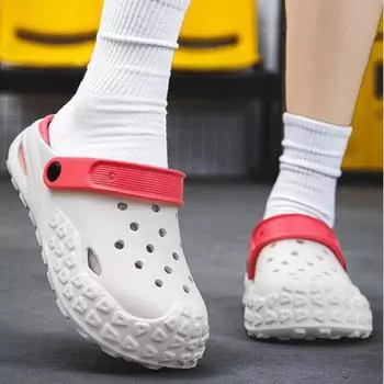 FashionSandals Man Summer Slippers for Men Eva Casual Original Designer Luxury Comfortable Trend 2024 Shoes Clappers Sale Rubber Pvc 36-37