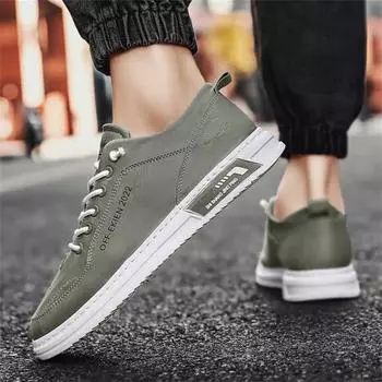 FashionWithout Heels Lace Up Grey Sneakers Men Running White Sneakers Shoes For Men Sport Shooes Special Use Exerciser Gym Teniis 39