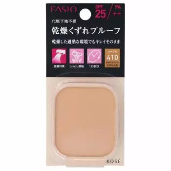 FASIO Powerful Stay Moist Foundation 410 Normal Brightness Natural Skin Color Refill 10g
