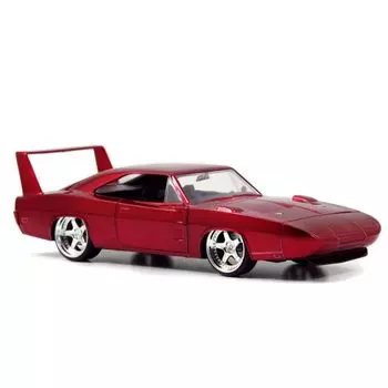 Fast Furious Sky Mission JADA TOYS Масштабная литая машинка 1969 Dodge Charger Daytona FURIOUS 7 SKY MISSION ЛИТАЯ DODGE CHARGER DAYTONA JADA TOYS & 1/24 красный