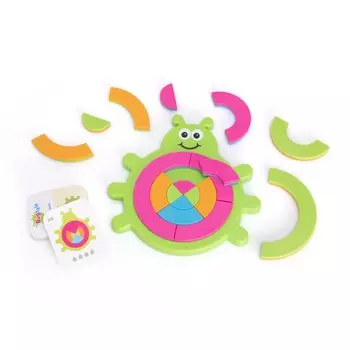 Fat Brain Toys Bugzzle Puzzle Block Обучающая головоломка Оригинальный продукт FA209-1