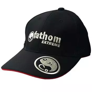 [Fathom] Кепка для рыбалки EXTREME Half Mesh, дышащая, водонепроницаемая, водоотталкивающая, серебристый логотип, для лета