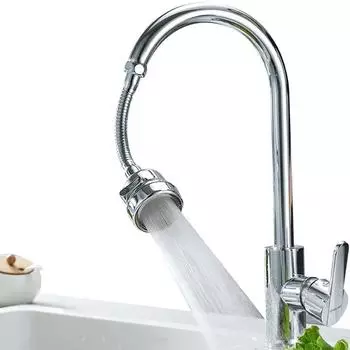 Faucet Splash Head Extension Extender Booster Shower Splash Head Home Kitchen Faucet Universal Head Bubbler Soft Extension Tube