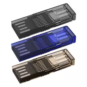 FE# USB 2.0 Кардридер 2 в 1 Кардридер Plug and Play для телефона Macbook Windo чёрный