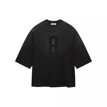 Fear of God 8 Airbrush Tee Black Unisex Tops FG850-070JER-001 XS