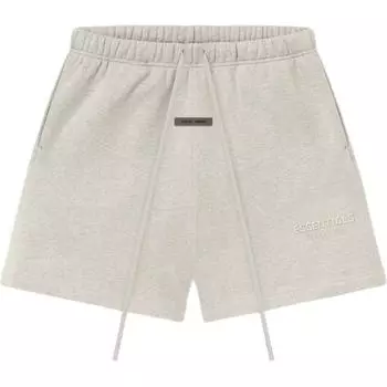 Fear of God Essentials Classic Sweatshort Heather Stone Unisex Bottoms Grey 160SP252002F XS